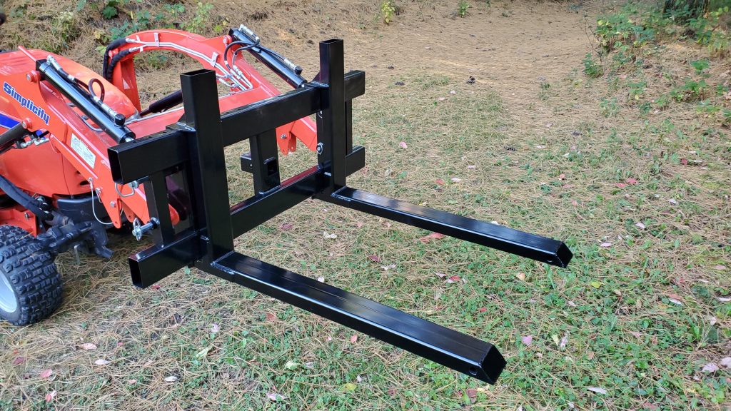 Simplicity Legacy XL Tractor Fork FEL Loader Attachment